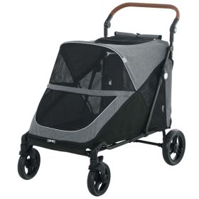 D01027HZE7Y PawHut large dog stroller