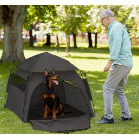 Dog Tent With Carry Bag (Option: Dark Gray)