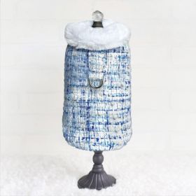 Annabella Dog Coat (Color: Sky, size: MD)